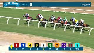 Orange Thunder wins race 5 at Del Mar 7/30/26