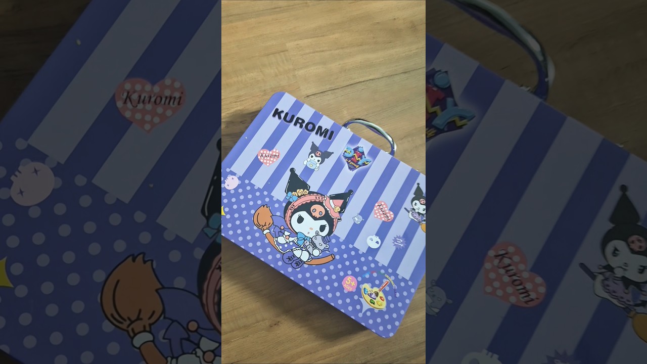 kuromi cute stationery set! 