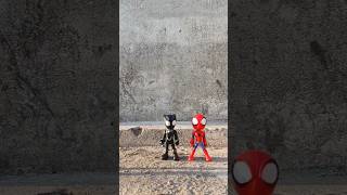 💥 Spider-Man vs Hulk Funny Moments #spiderman #hulk #marveltoys #shorts