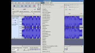 音声動画からDebianのAudacityでノイズを除去する方法
