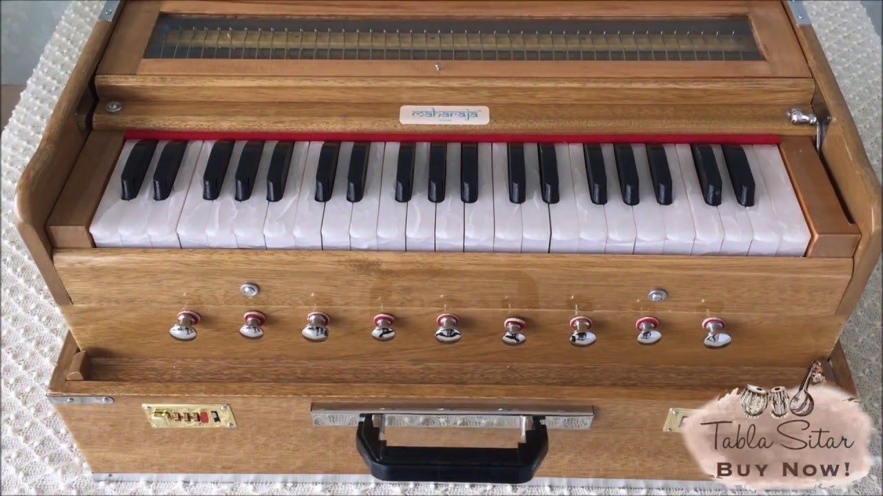 buy Maharaja Musicals Harmonium No. 188, Folding, Coupler Tabla Sitar