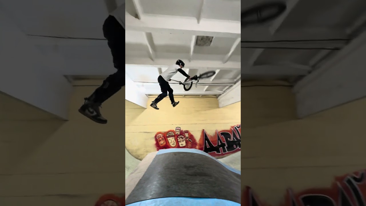 2 день пытаюсь сделать трюк на бмх 