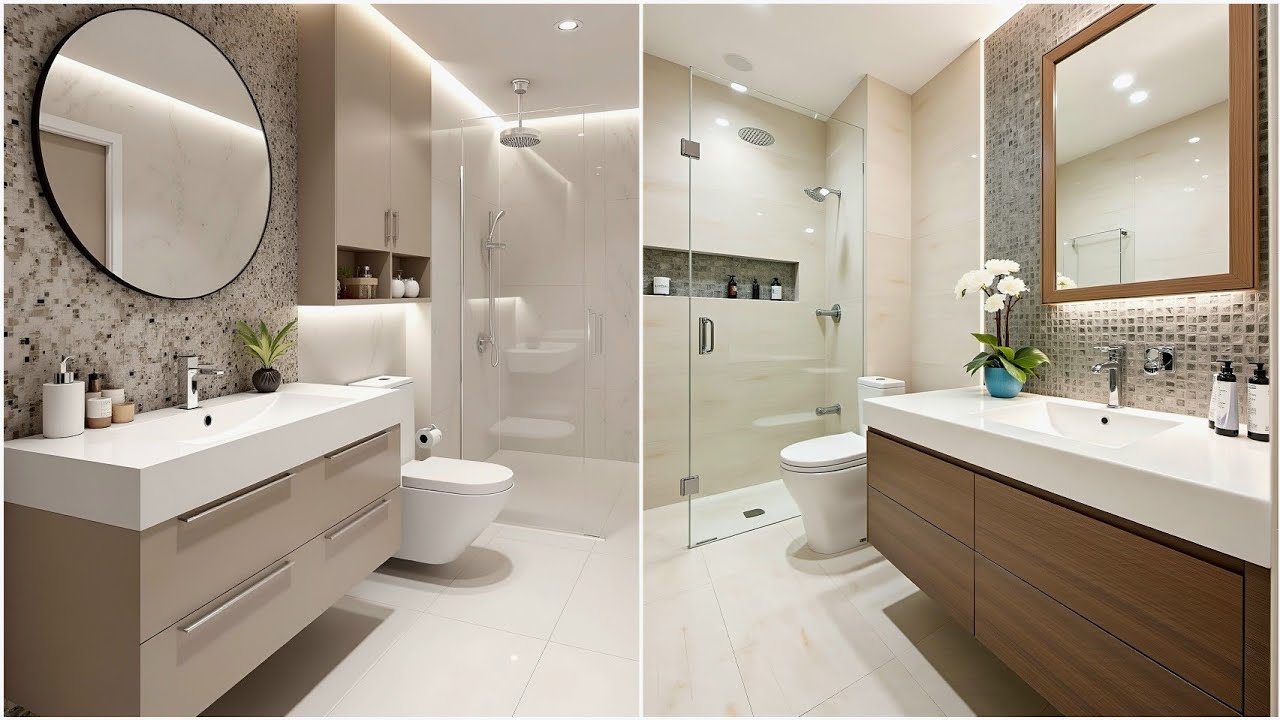 Top 100 Diseños Modernos de Baños 2025 | Azulejos y Muebles de Lavabo en Tendencia