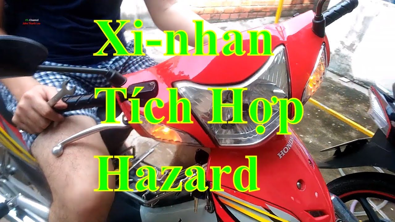 Thay công tắc xi-nhan tích hợp Hazard cho Wave S, RS,... - youtube