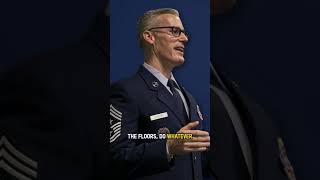 Chief Master Sgt. Vincent Fasano shares a powerful story from early in his career