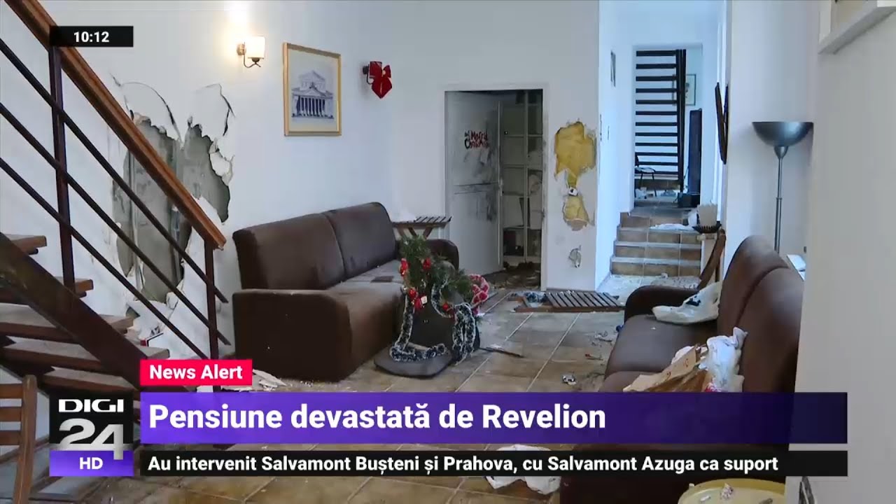 Pensiune din București, devastată de Revelion. Proprietar: „Pagubele se ridică la 20-30.000 de euro”