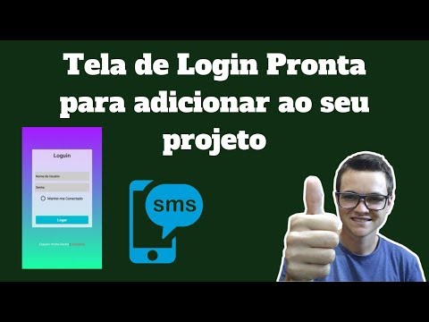 [PAGO] Tela de Login com SMS kodular - Configurações