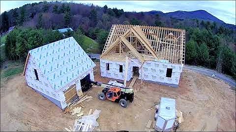 Current Time Lapse of Mountain Home Build August 2020 - September 2021
