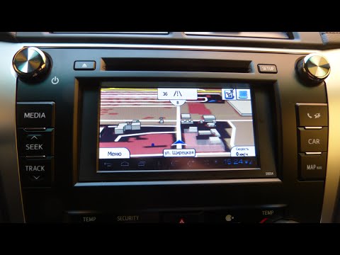 Прошивка GPS навигации в Toyota Camry V50 2013/2014/2015. Установка карт IGO Украина+Европа