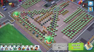 Boom Beach Max Squad Leaders • Doomfetti + Anna Schlingel • EASY Duplexity 2160 SOLO! screenshot 1