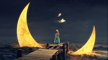 Moon In my Dream Photoshop Manipulation Tutorial Speed Art