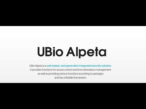 VIRDI UBio  ALPETA | Basic configurations and Settings| Virdi & Nitgen Web Based Attendance Software