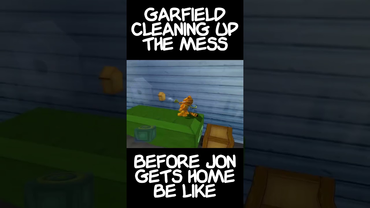Garfield on PS2 in a Nutshell #shorts #playstation2 #garfield #ps2