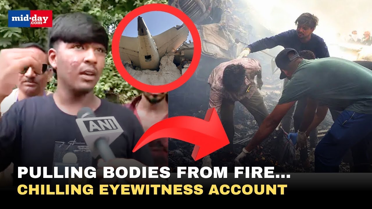 Ahmedabad Plane Crash: Eyewitness Reveals What Happened Seconds After the Air India Crash
