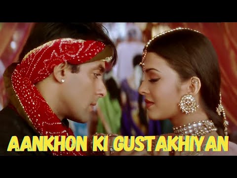 Aankhon Ki Gustakhiyan Lyrical Video   Hum Dil De Chuke Sanam   Kumar Sanu Kavita K Aishwarya,Salman