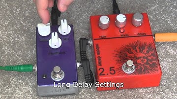 Comparison: Rebote 2.5 Delay vs Madbean Sea Urchin Delay
