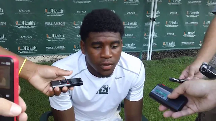 Nate Dortch #CanesCamp - Aug. 7 2013