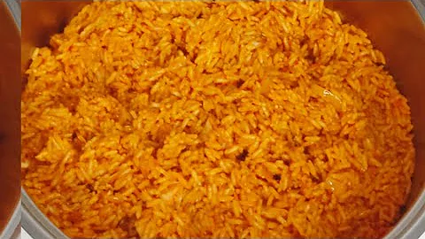 Simple  mackerel fish  jollof  rice