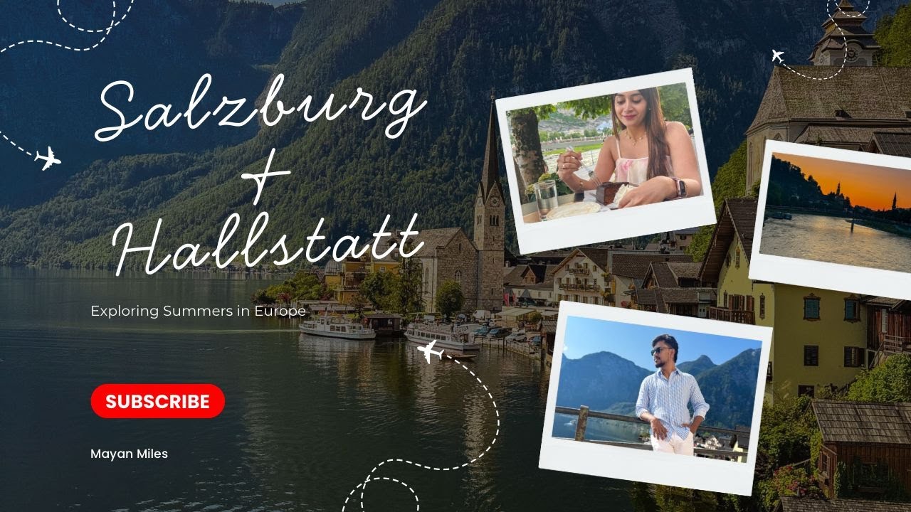 Salzburg & Hallstatt Travel Vlog 🇦🇹 | Fairytale town Austria, Transport, Airbnb | Austrian Desserts