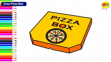 How To Draw Pizza Box