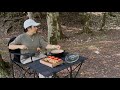 ASMR | Lonely Girl Camping in Jungle – BBQ Chicken &amp; Campfire Sounds🍢🔥