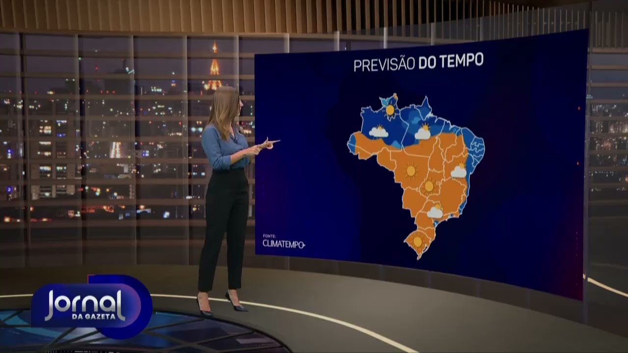 Previsão do tempo para o dia 05/06/2026