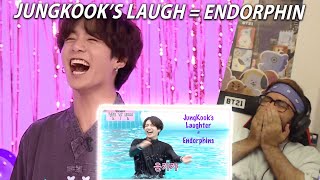 Crying - Shiki Reacts To Jungkook's laughter = Endorphin's |  Reaction