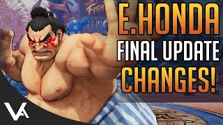 SFV - E.HONDA CHANGES EXPLAINED! Final Patch Notes (Definitive Update)