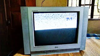 LG 21 INCH FLATRON CRT TV, VERTICAL 