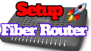 How to Setup DZS ZNID 2424A1 Fiber modem in 1 Minute