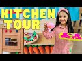 My kitchen tour mini house kitchen  cooking game in hindi cookinggame kitchenset pretendplay