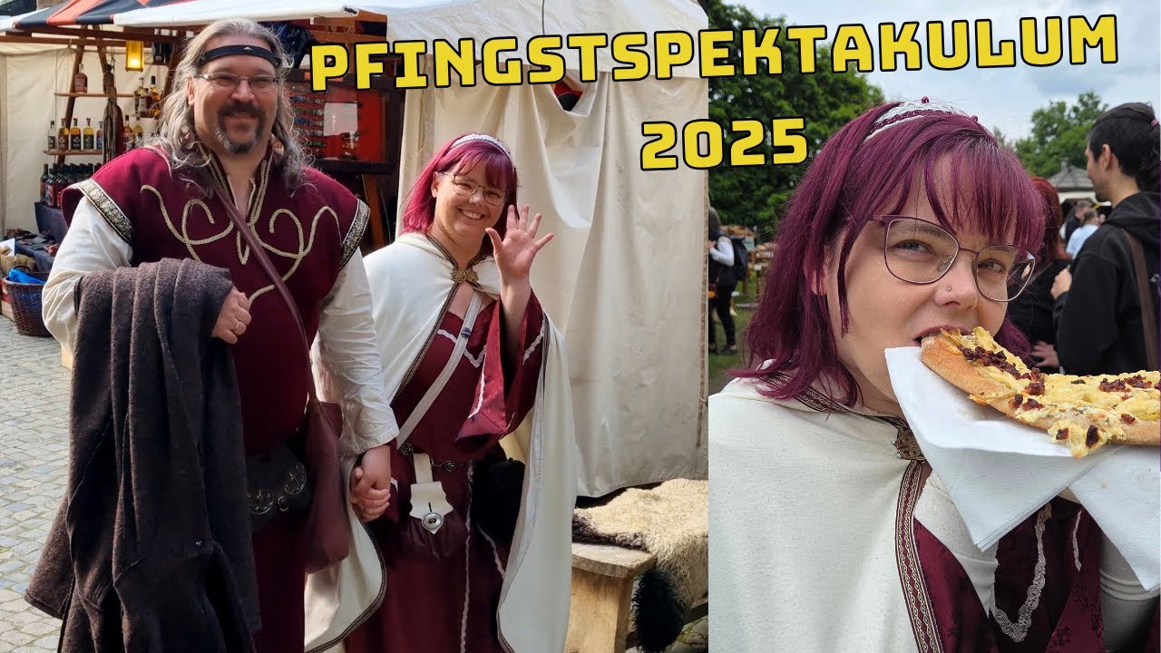 Pfingstspektakulum 2025 - Mittelaltermarkt Schloss Broich NEUE Impressionen - DieHausis unterwegs