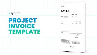 Project Invoice – Google Docs – A4 / US Letter | Syntax Project Solutions