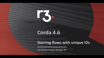 Corda 4.6 - Starting Flows with Unique IDs