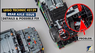 Investigating the rear axle issue & a potential fix for the LEGO Technic 42129 Mercedes-Benz Zetros