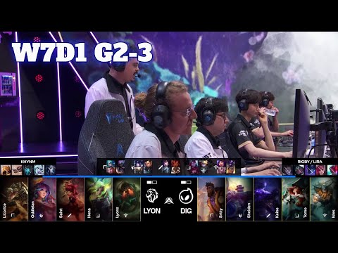 LYON vs DIG - Game 3 | Week 7 Day 1 LTA Spring 2025 Split 2 | LYON vs Dignitas G3 full