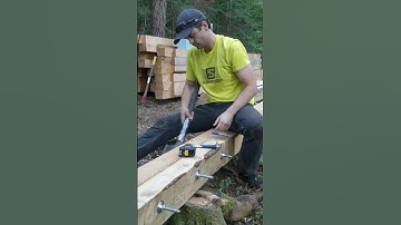 Sill Logs + Lap Joints | Ten Reels, Ten Days - Full Cabin Build #logcabin #dovetail