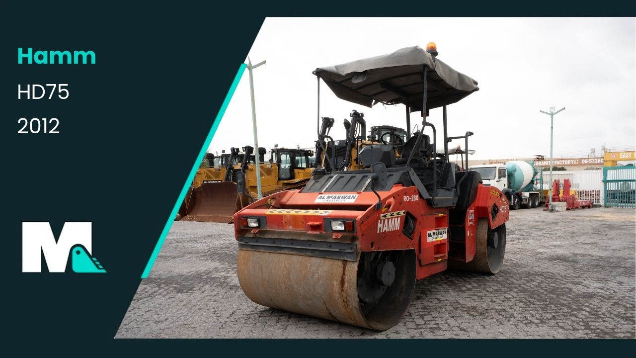 Hamm HD75 Double Roller Drum | 2012