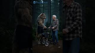 Werewolf vs Back Pain 🐺 The Rollator That Changed Everything | RelaxSmith Shorts #rollator #stroller