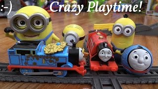 Minions, Trackmaster Mike, Treasure Thomas, Take N Play And Rail Rollers Playtime