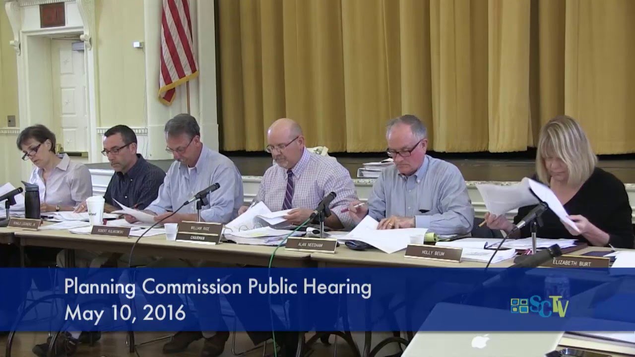 Planning Commission Meeting and Public Hearing May 10, 2016 YouTube
