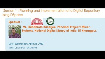 BLA Webinar - Planning and Implementation of Digital Repository using DSpace 6.0