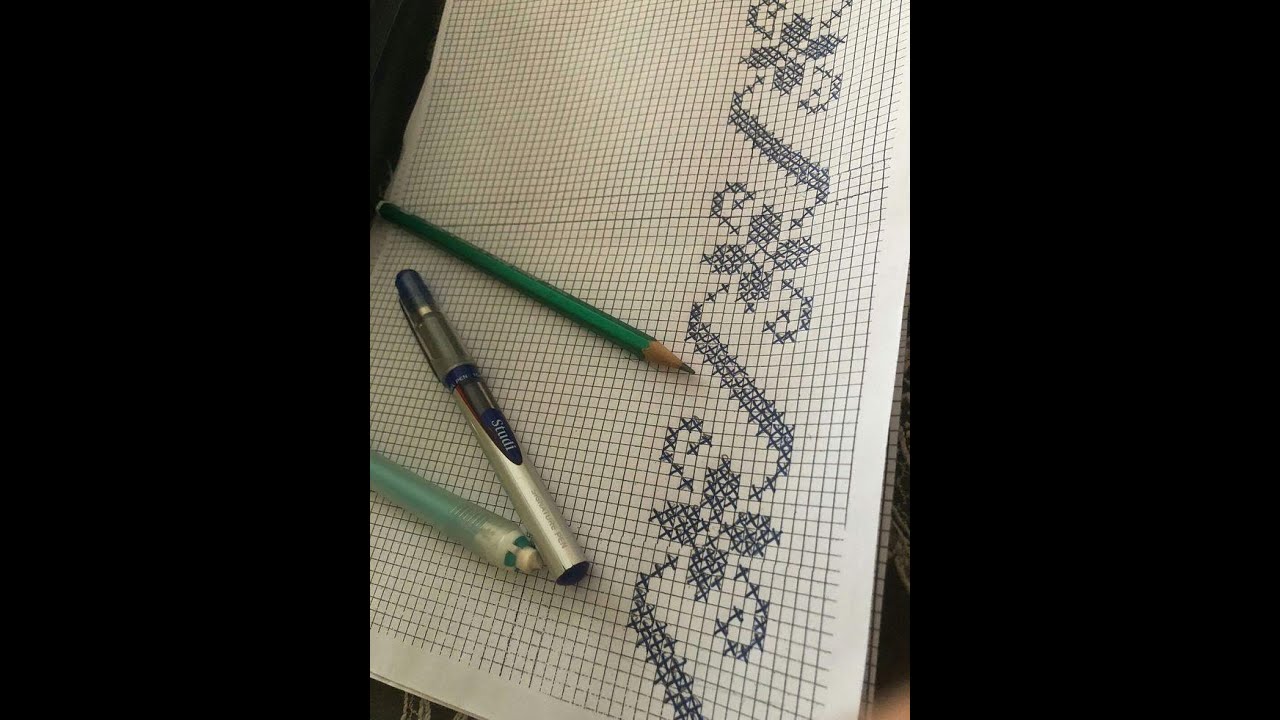 رسومات و رشمات من طرز البوانتي كروا جميلة Point de Croix 🎡