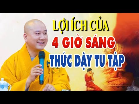 Video THẦY dạy lợi ích của 4 giờ sáng mỗi ngày thức dậy tu... - youtube