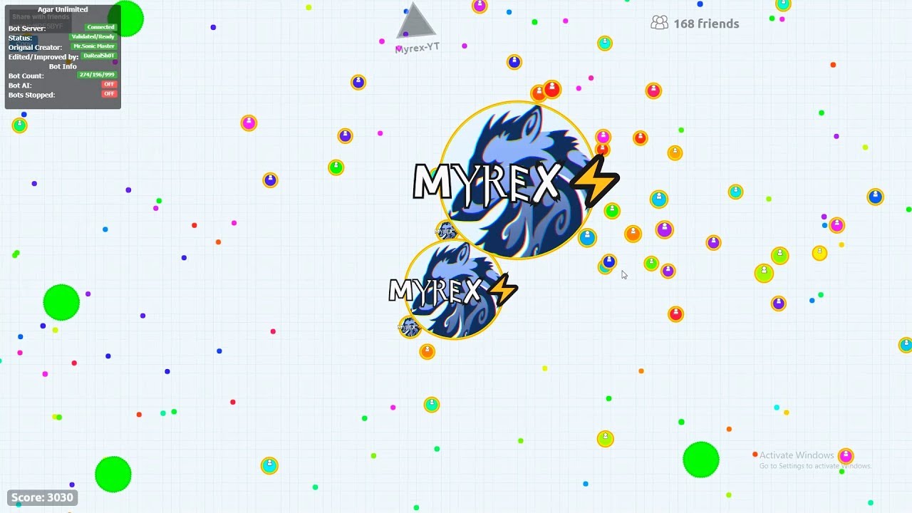 200 FREE Agar.io Bots After Patch!! 