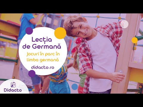 Învață Germană pentru Copii - Lecția 21 - Jocuri în parc în limba germană