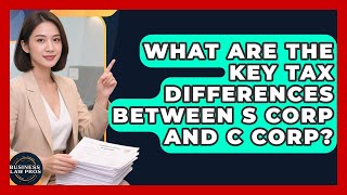 What Are The Key Tax Differences Between S Corp And C Corp? - Business Law Pros