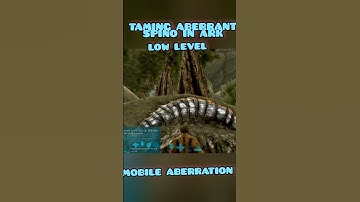 #arkmobile #arkaberration #arkultimatemobileedition #taming an Aberrant spino in ark mobile