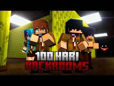 100 Hari Minecraft BACKROOMS!