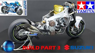 Tamiya 1/12 scale Team Suzuki Ecstar GSX-RR'20 Part 3 #suzuki #motorcycle #tamiya
